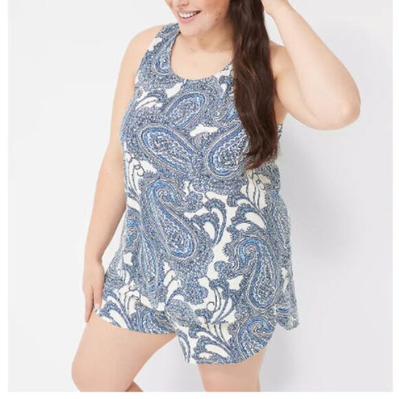 NWT Lane Bryant Cacique Tank & Short PJ Sleep Set Size 22 24 (3X) Dreamy Cool! - Picture 4 of 6